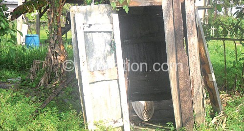 Pit latrines such as this one have become dump sites for babies