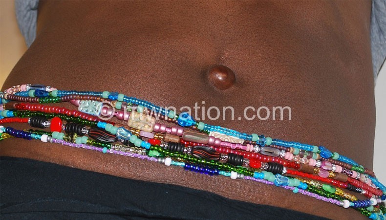 There is growing interest in waist beads among Malawian women