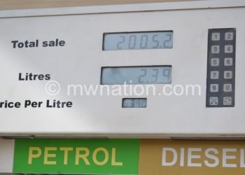 The pump price of fuel were cut in September