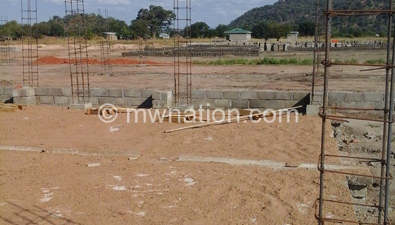 Construction of a depot and market place at Monkey Bay