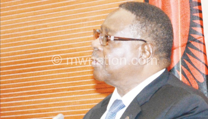 Mutharika: The proposal is not approved