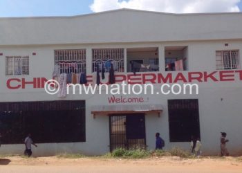 Multipurpose : A shopping center in Mzuzu  with a resident apartment on upper floor