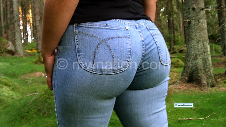Big behinds such as this one often attract men’s attention