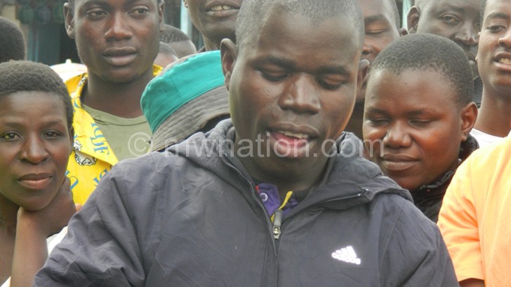 Gwaladi captured after a sale in Limbe