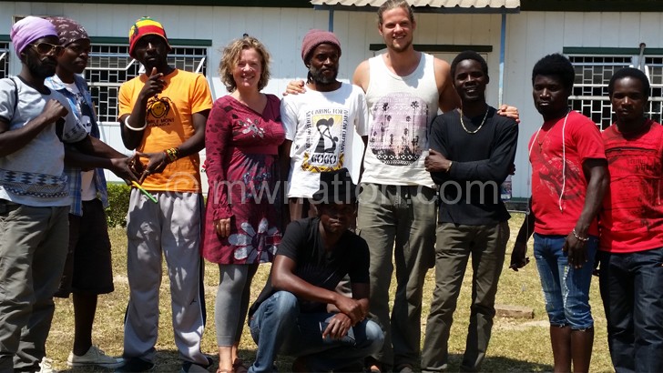 Some of the artists who attended the training in Mzuzu
