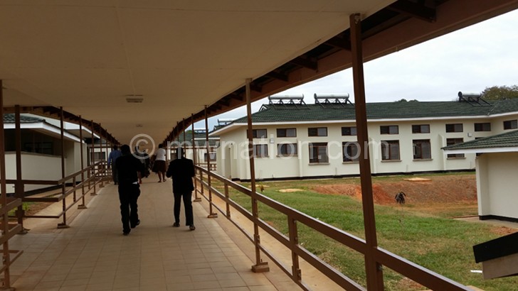 Part of the new Nkhata Bay District Hospital