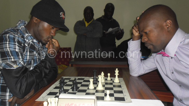 Chipanga (L) and Mfune are set for the battle