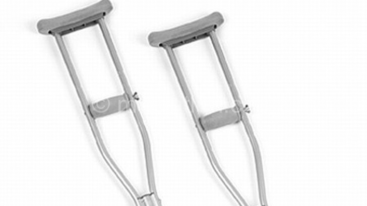 Some people with disabilities use 
crutches such a these