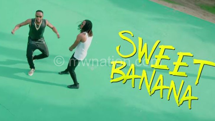Video grab of Dan Lu and KCee in Sweet Banana