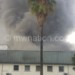 Smoke engulfs the skyline at Carlsberg Malawi’s brewery at Makata yesterday