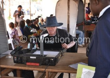 NRB officials registering citizens to acquire national IDs