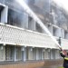 Firefighters rushed to the scene to minimise damage