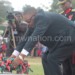 Mutharika lays a wreath during the commemoration