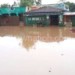 A flooded trading centre in Salima