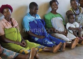 Pregnant mothers at a hospital