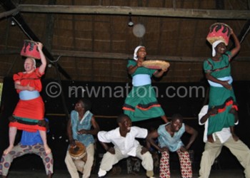 Dikamawoko Dance Troupe in action at a previous event