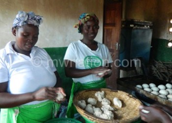 Comsip members baking to imporve their livelihoods