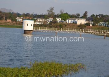 Mudi Dam is one of the sources of water for Blantyre Water Board