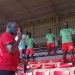 Msungama interacts with Flames players