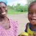 Nutrition pays: Yusuf smiles broadly as his mother grins