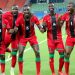 Flames celebrate after beating Comoros on Friday