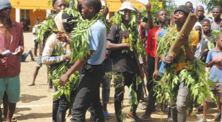 Children, police dominate Zomba demos