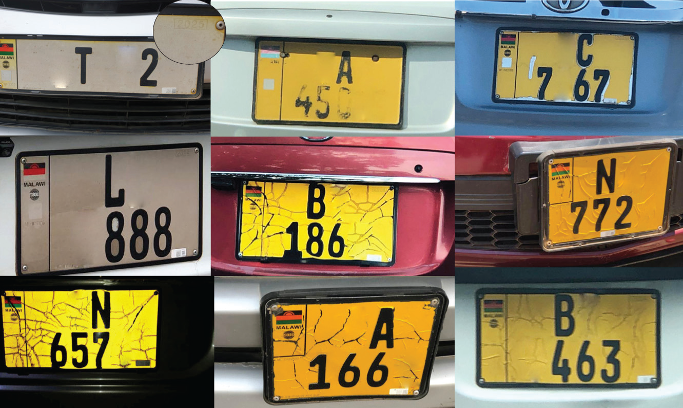 Number plates mess exposed