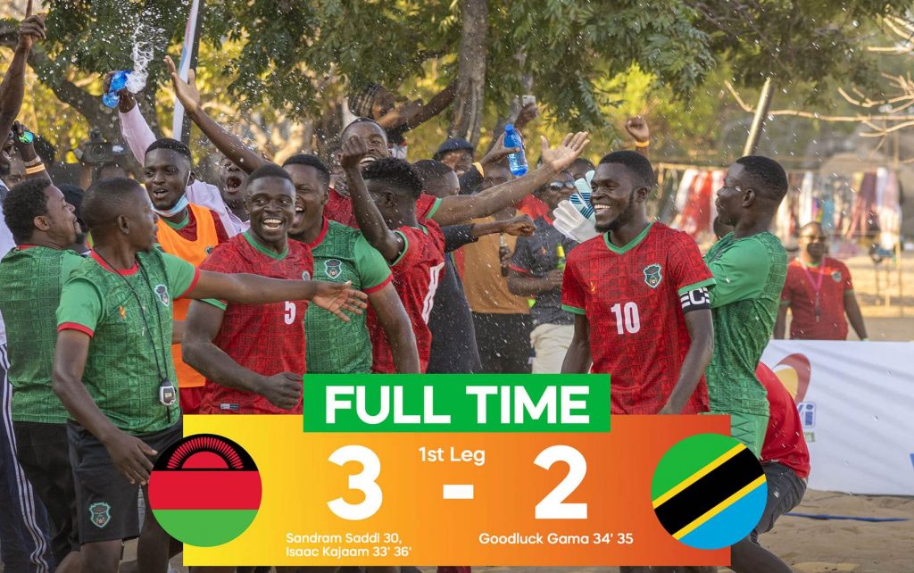 Malawi beat Tanzania in Afcon beach soccer
